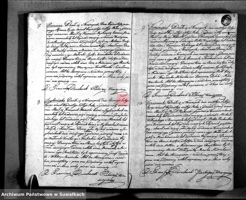 image.from.unit.number "Duplikat Narodzonych, Zaślubionych i Zeszłych w Parafii Krasnopolskiey z Roku 1836."