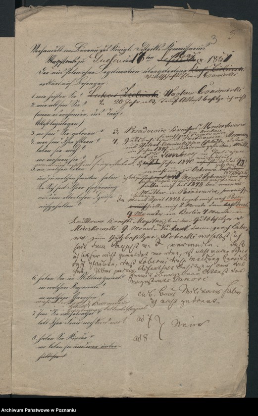 Obraz 7 z jednostki "A. betr. den Wirtschaftseleven Wacław von Czarniecki in Kaczkowo"