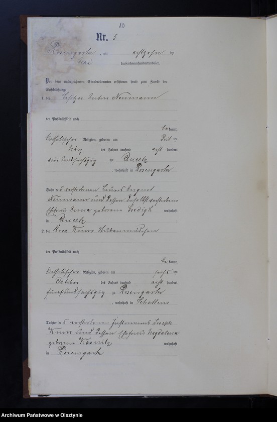 image.from.unit.number "Heirats-Neben-Register Nr 1 - 11"