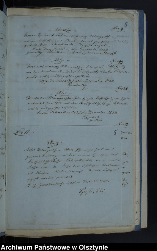 image.from.unit.number "Ausgabe Beläge der Kirchspiels Schulkasse"