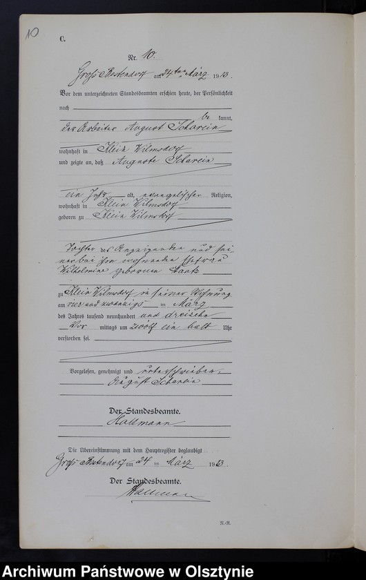 image.from.unit.number "Sterbe-Neben-Register Nr 1 - 33"