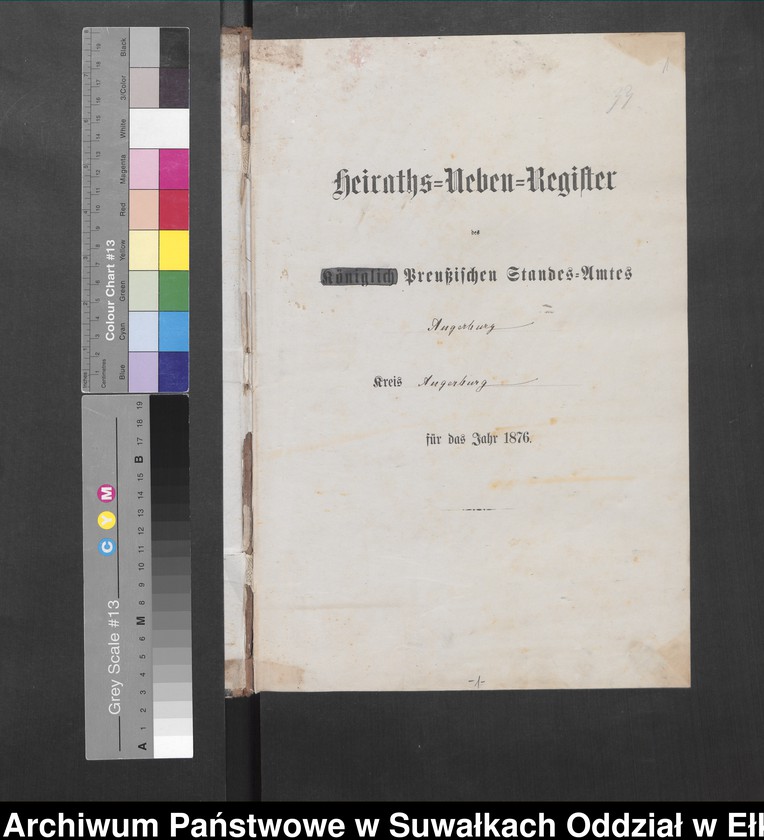 image.from.unit.number "Heiraths-Neben-Register des Preussischen Standes-Amtes Angerburg Kreis Angerburg"