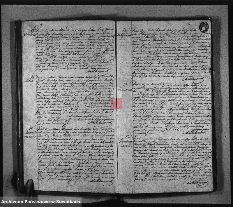 image.from.unit.number "Duplikat Aktów Urodzonych Zaślubionych i Zeszłych Urzędnika Stanu Cywilnego Parafij Filipowskiey z Roku 1834-go"