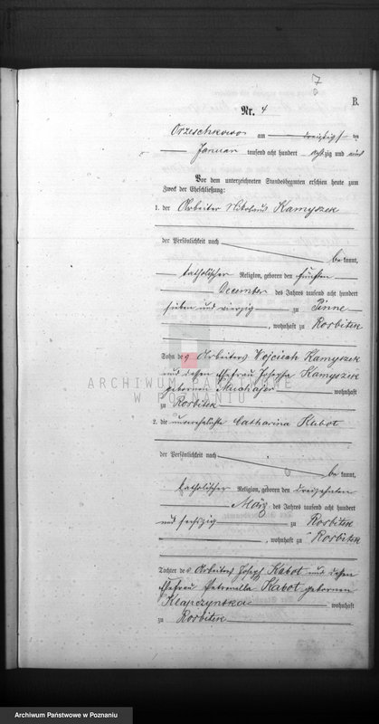 Obraz 9 z jednostki "Księga małżeństw"