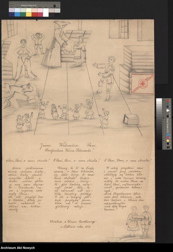 image.from.unit.number "Dyplomy i laurki przysłane H. Paderewskiej oraz hołdownicze"