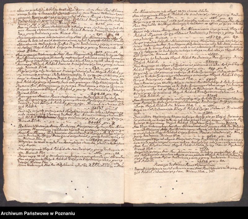 Obraz 13 z jednostki "Liber actorum officii consularis civitatis Posnaniae.  Protocollum anni 1738, tum 1739 et 1740."