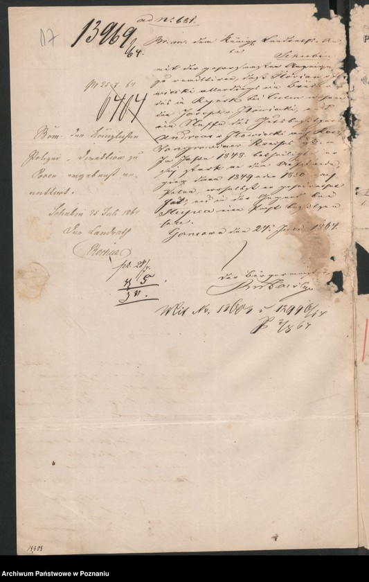 Obraz 20 z jednostki "A. betr. Gutspächter Iłowiecki in Rynsk, Kreis Thorn und andere des Namens"