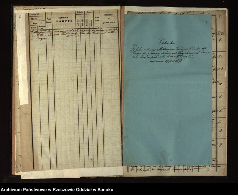 image.from.unit.number "Księga zgonów dla miejscowości Trójca, Jamna Dolna i Jamna Górna"