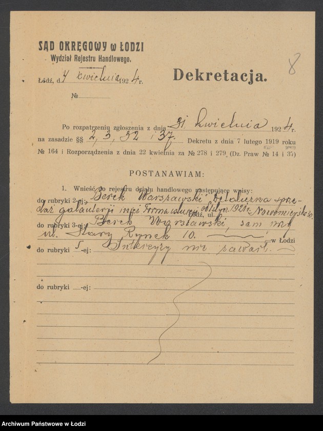 Obraz 10 z jednostki "Berek Warszawski "Motorek"- sprzedaż galanterii i nici"