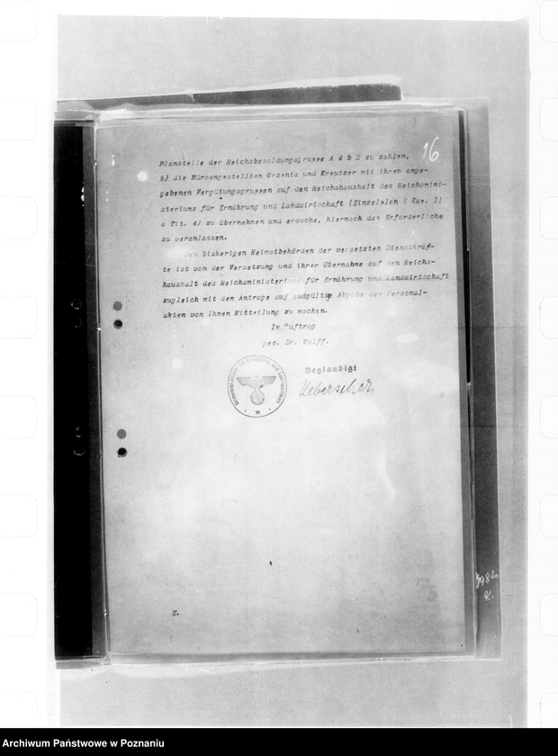 Obraz 20 z jednostki "Landeskulturverwaltung (Siedlung und Umlegung)"