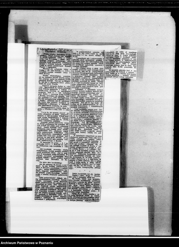 Obraz 19 z jednostki "Obchody, rocznice, wystawy, zjazdy i inne uroczystości. Wycinki prasowe"