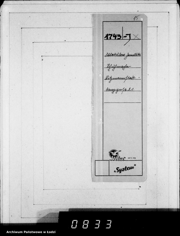 Obraz 19 z jednostki "J 1741-1760 [Wnioski Żydów z Getta o zwrot należności za towar wzięty na kredyt]"