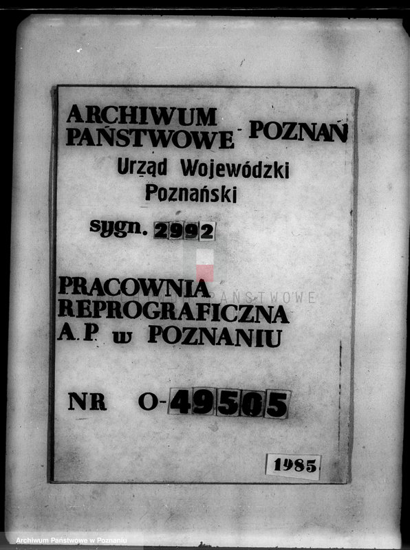 Obraz 1 z jednostki "Operat szacunkowy gruntów przymusowo-wykupionych z majątku Liszkowo powiatu wyrzyskiego"