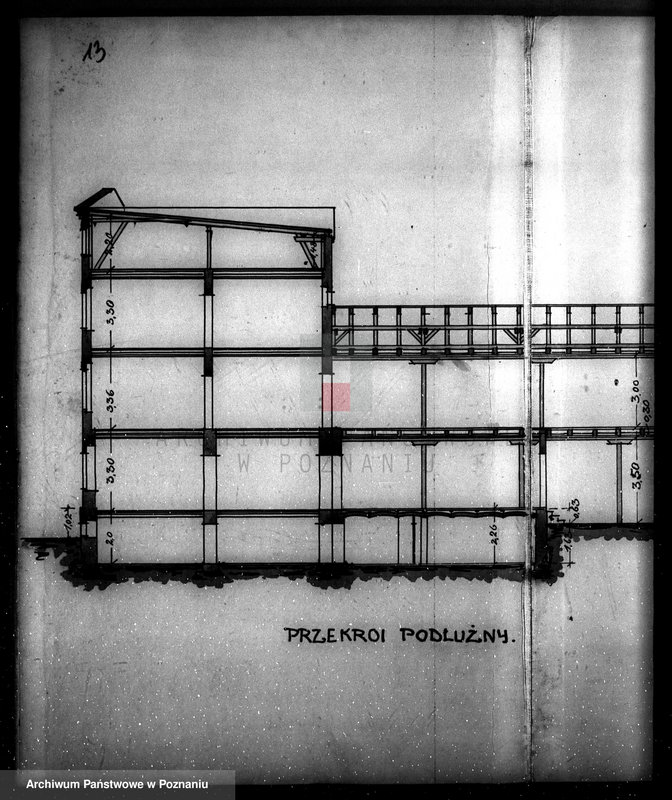 Obraz 17 z jednostki "Fabryka Cukierków "Kanold" S.A. w Lesznie, rysunki budowlane"