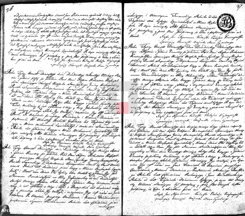 image.from.unit.number "Akta Cywilne Urodzonych Gminy Krasnopolskiey Powiatu Seyneńskiego Departamentu Łomżyńskiego od R.1808 Maia."
