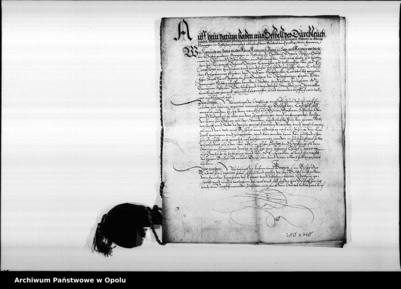 Obraz 12 z jednostki "Rajcowie miasta Wrocławia uwierzytelniają odpis umowy zawartej z polecenia Władysława, króla węgierskiego i czeskiego, we Wrocławiu [1504, 3 II], między"