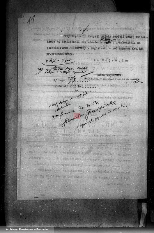 Obraz 16 z jednostki "Zatwierdzenie projektu firmy "Maggi" Spółka z o. o. w Poznaniu nr 536"