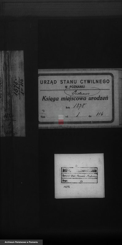 Obraz 1 z jednostki "Księga urodzeń"