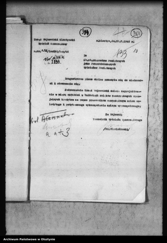 image.from.unit.number "Okólniki, pisma okólne i zarządzenia wydziałów i władz centralnych"