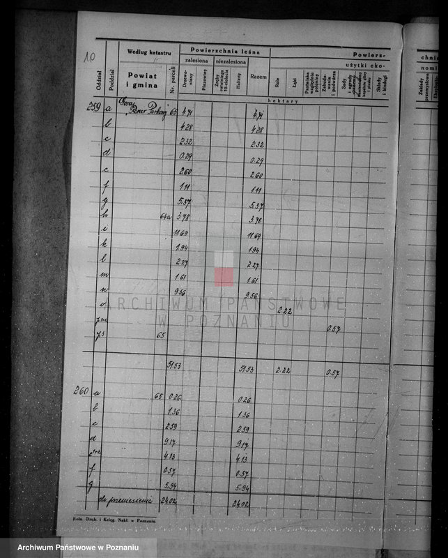 Obraz 14 z jednostki "/Nadzór nad gospodarką w lasach majątku Krucz-Goraj w powiecie czarnkowskim"