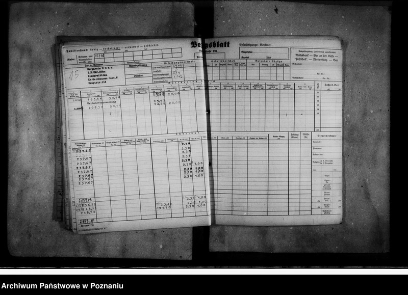 Obraz 18 z jednostki "Bewerbungen um Anstellung (oraz karty wynagrodzeń, m.in. Landratów)"