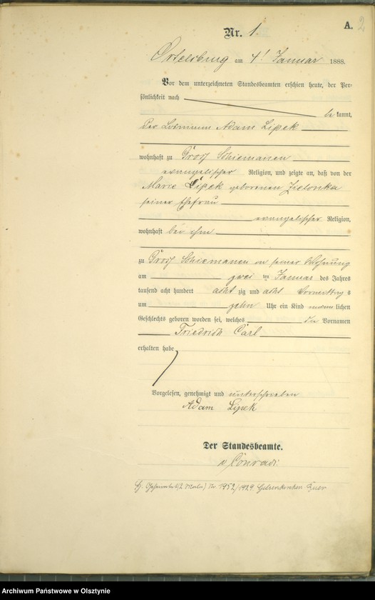 image.from.unit.number "Geburts-Haupt-Register Nr 1 - 121"