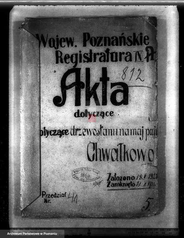 Obraz 5 z jednostki "Drzewostan na majątku państwowym Chwałkowo powiat średzki"