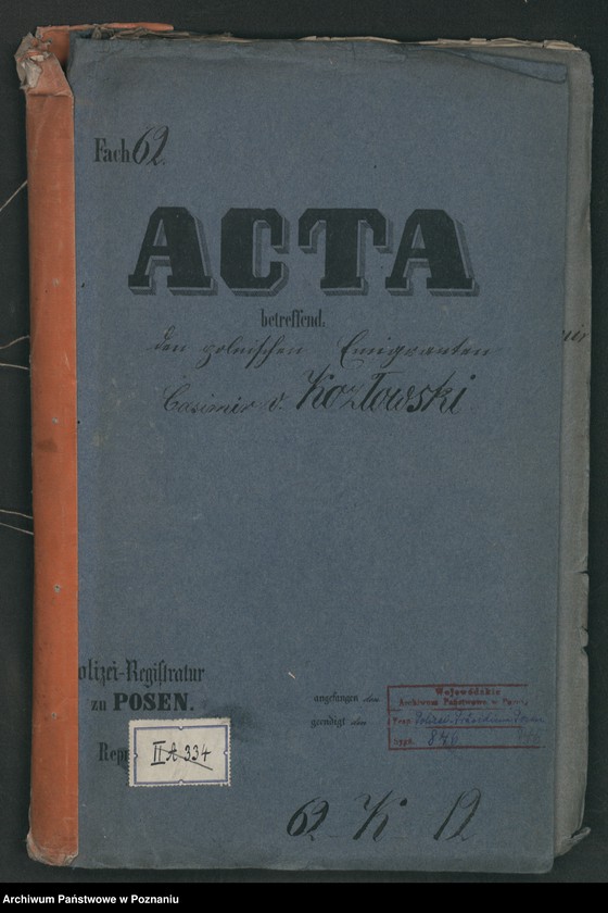 Obraz 2 z jednostki "A. betr. Kazimir von Kozłowski"