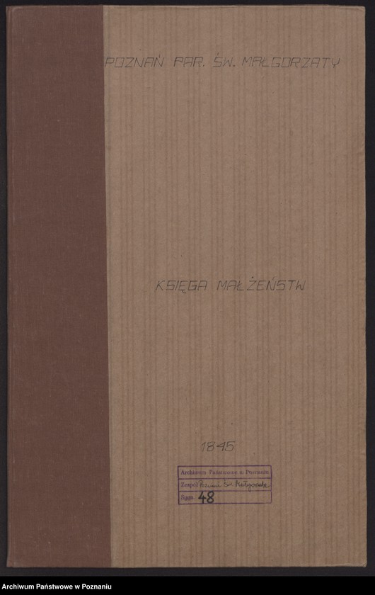 Obraz 2 z jednostki "Księga małżeństw"