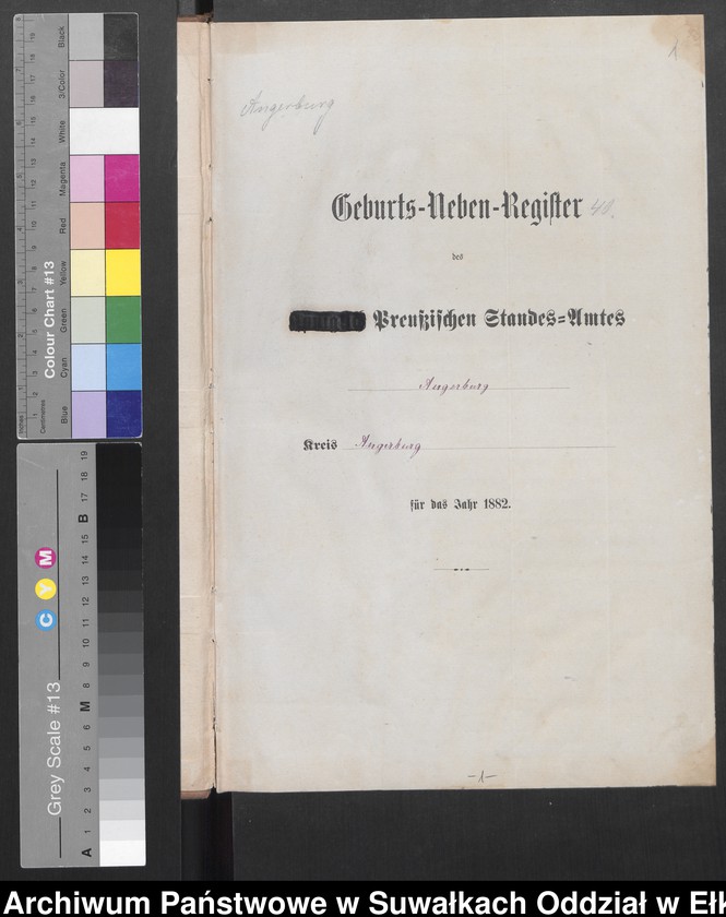 image.from.unit.number "Geburts-Neben-Register des Preussischen Standes-Amtes Angerburg Kreis Angerburg"