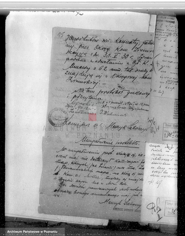 Obraz 20 z jednostki "Ustalenie powierzchni leśnej majątku Wilczyno-Podole powiat słupecki oraz nieprawne wyręby lasu"