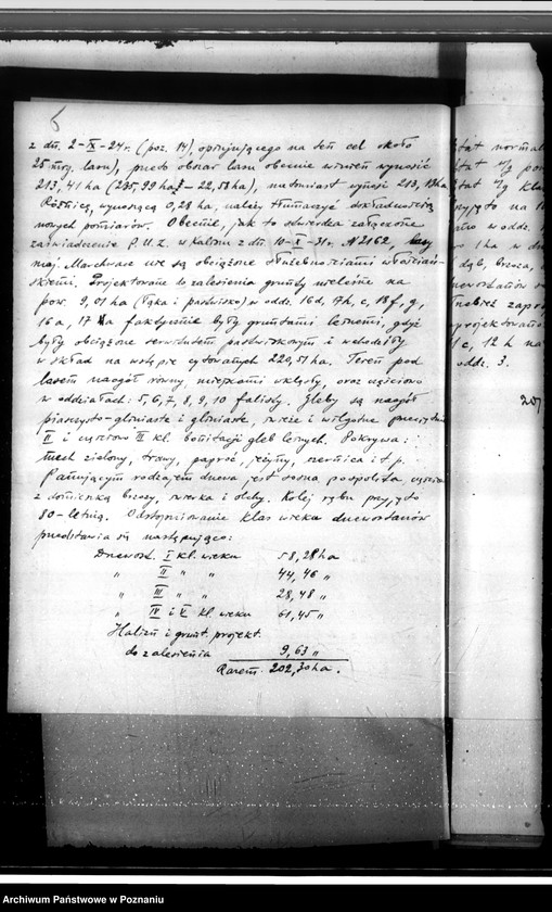 Obraz 9 z jednostki "Zatwierdzenie projektu planu gospodarstwa leśnego dla lasów majątku Marchwacz powiatu kaliskiego"