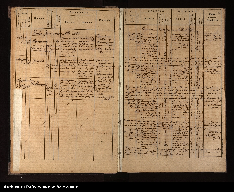 image.from.unit.number "Księga urodzeń, małżeństw i zgonów dla miejscowości Nowotaniec, Nadolany, Nagórzany, Pielnia, Wola Sękowa, Wola Jaworowa, Puławy"