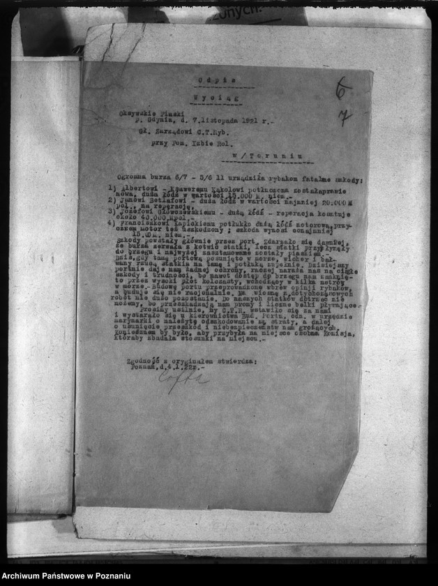 Obraz 11 z jednostki "Deleg. Departamentu Rolnictwa i D. Państw. Rybołówstwo"