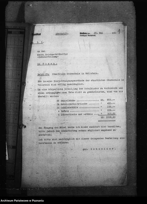 Obraz 5 z jednostki "Einrichtung der Oberschulen"