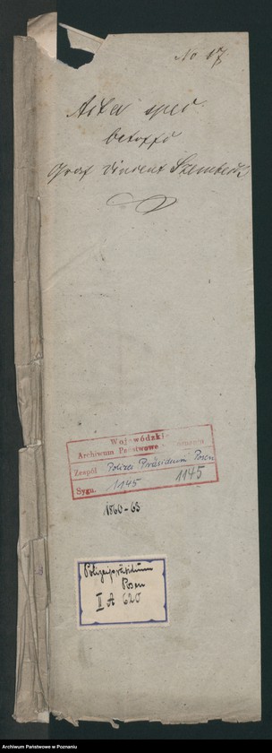 Obraz 2 z jednostki "A. betr. den Graf Vinzent Szembeck"