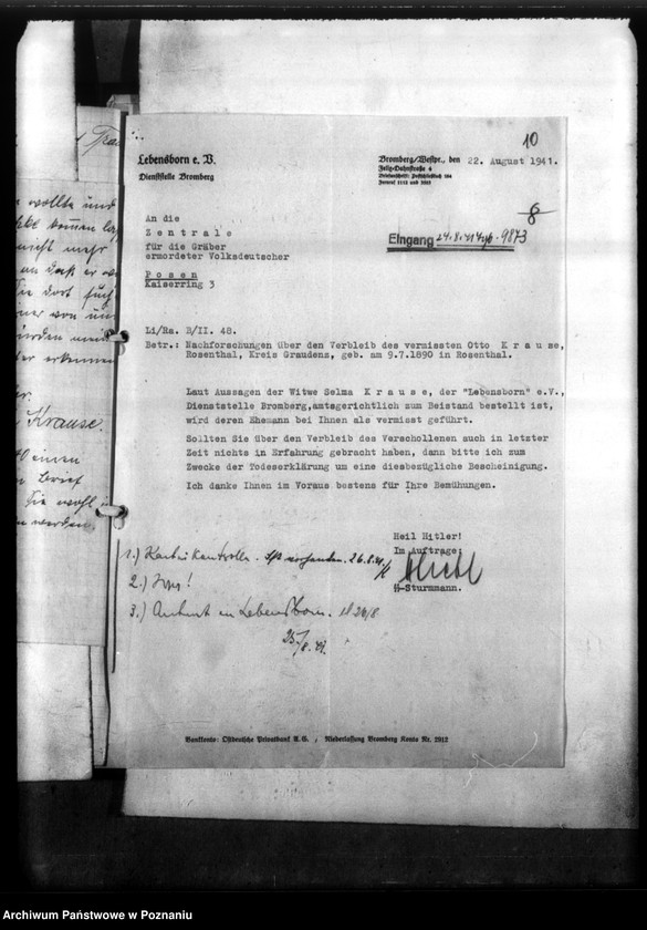 Obraz 14 z jednostki "Otto Krause aus Rosenthal, Kreis Grandenz (Grudziądz)"