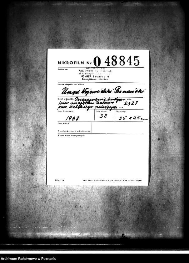 image.from.unit.number "/Oszacowanie budynków majątku Czołowo powiatu kaliskiego należących do Skarbu Państwa"