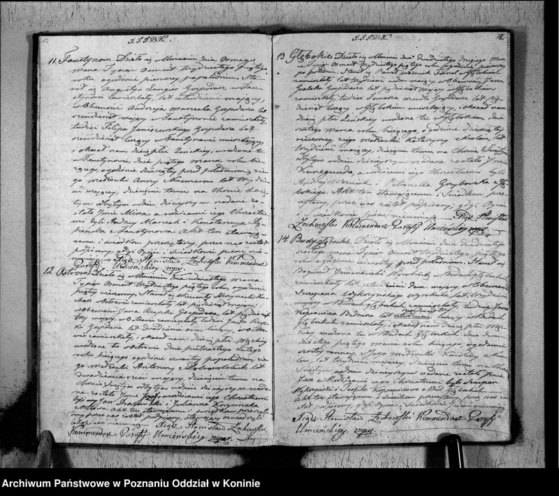 Obraz 7 z jednostki "Akta urodzonych, zaślubionych, zmarłych"