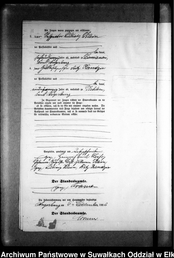 image.from.unit.number "Heiraths-Neben-Register des Preussischen Standes-Amtes Kehlen Kreis Angerburg"