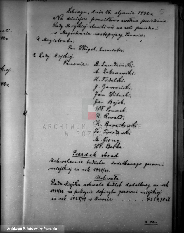 Obraz 9 z jednostki "Budżety i sprawy rachunkowe miasta Łabiszyna"