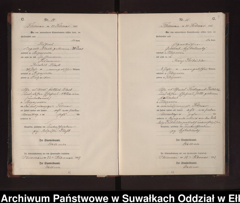 image.from.unit.number "Sterbe-Neben-Register des Preussischen Standes-Amtes Rydzewen Kreis Loetzen"