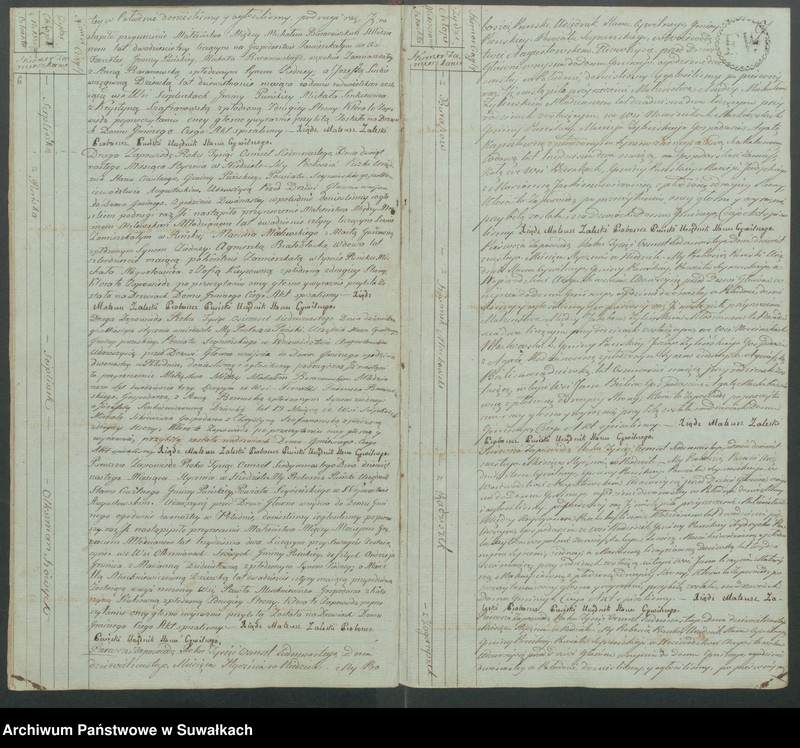 image.from.unit.number "Akta małżeńskie gminy puńskiey od 1-go stycznia do dnia ostatniego grudnia 1817 roku."