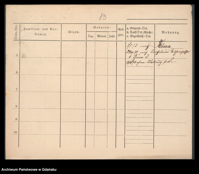 image.from.unit.number "Karty meldunkowe: Schmidtke - Schmirgalski"