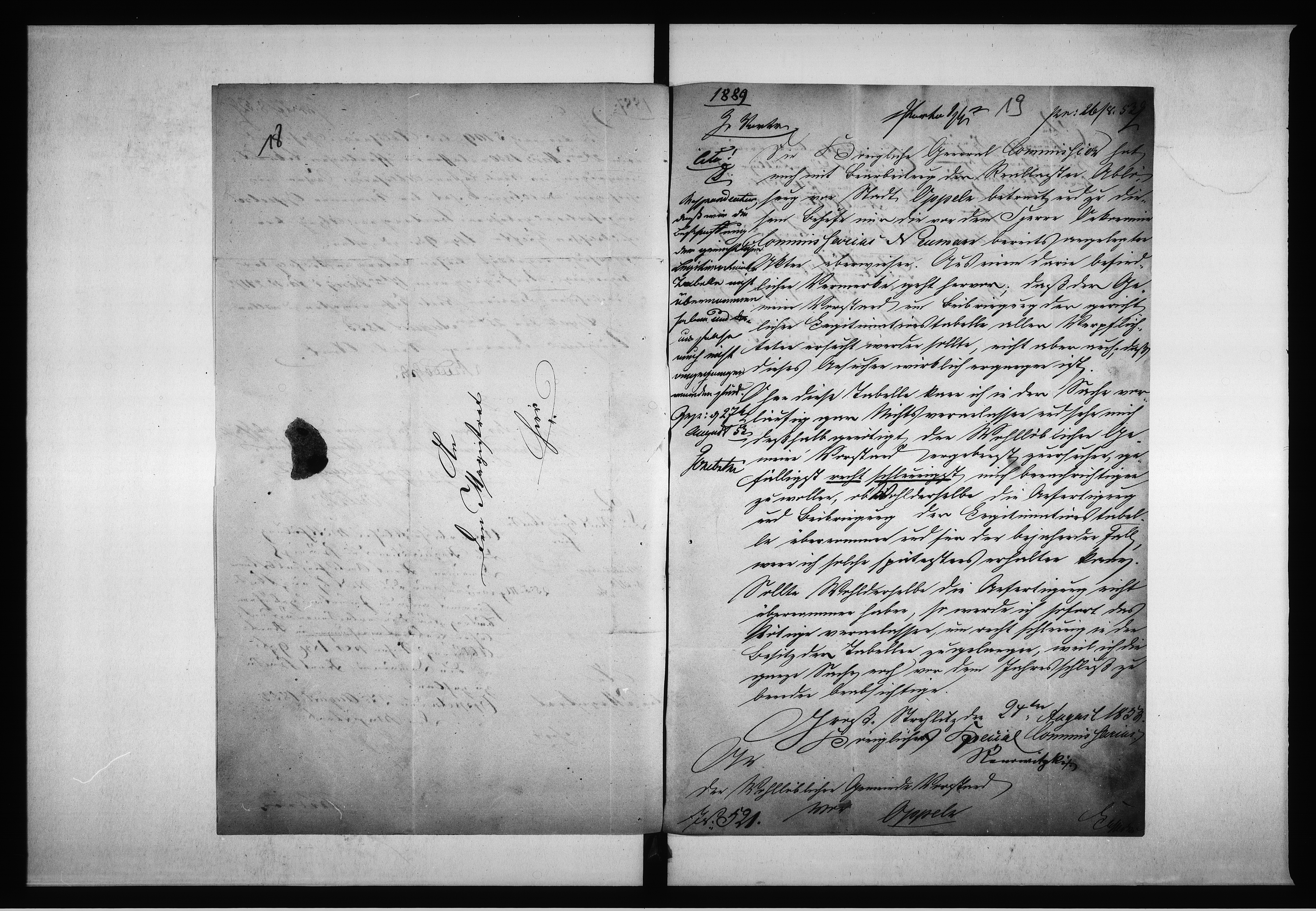 Obraz 17 z jednostki "Acta des Gemeinde Vorstandes zu Oppeln, betreffend: die Ablösung der, auf den städtischen Häusern und Grundstücken haftenden beständigen Gefälle de Anno 1852"