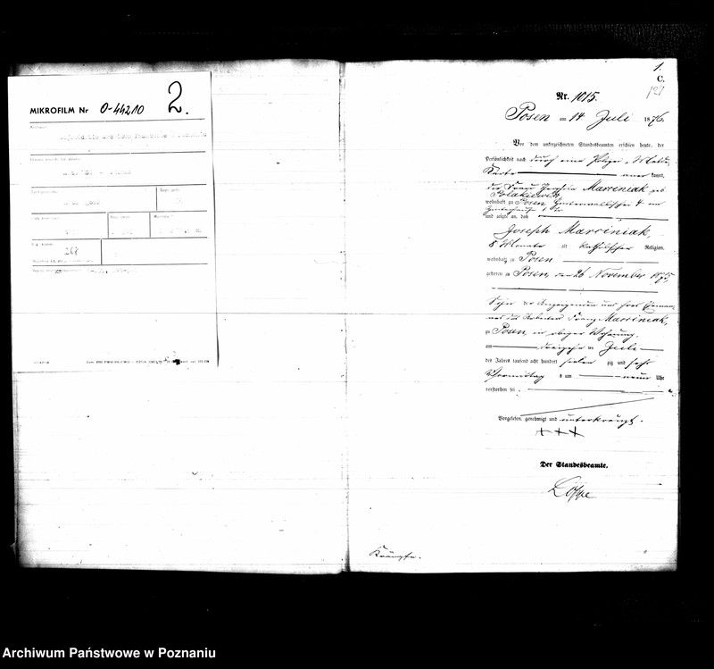 Obraz 3 z jednostki "Księga zgonów"