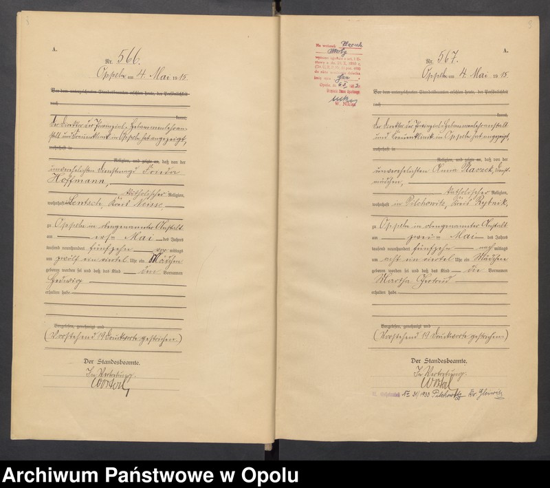 image.from.unit.number "[Księga urodzeń Rok 1915] Nr 560-1071"