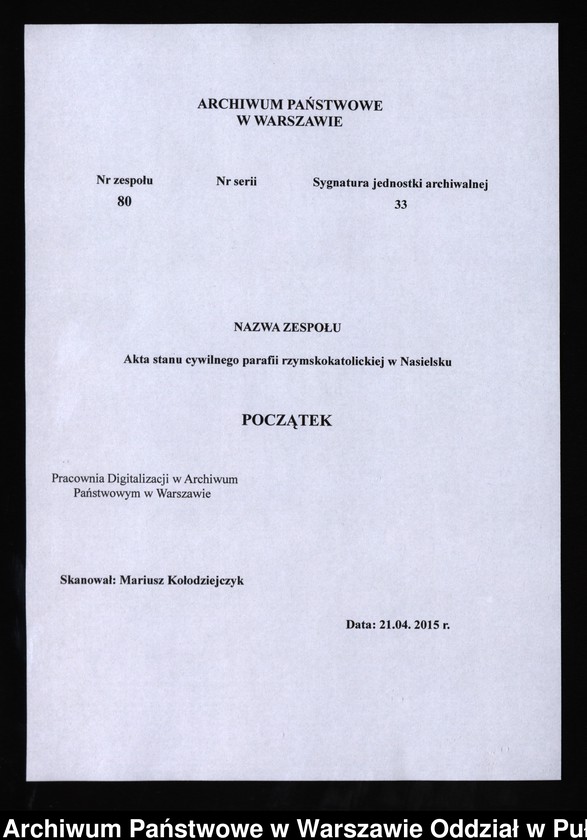 image.from.unit.number "Akta urodzeń, małżeństw i zgonów"