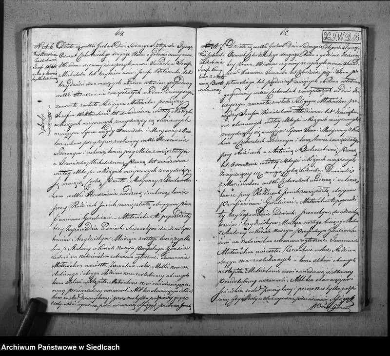 Obraz 17 z jednostki "Akta urodzin, małżeństw, zgonów"