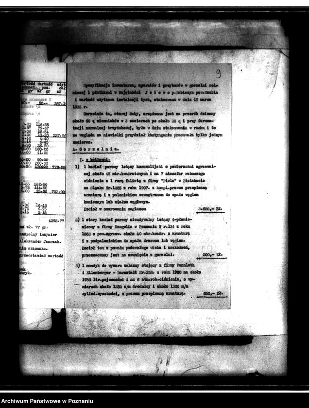 Obraz 14 z jednostki "/Sprawy szacunkowe majątku Jeżowo powiatu szubińskiego/"